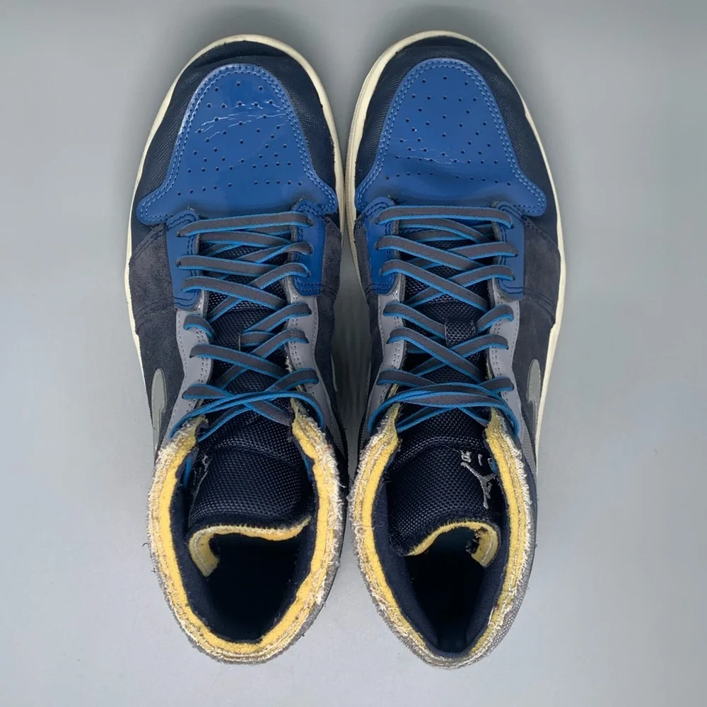 Jordan 1 Mid‎ SE Craft Obsidian Basketball Shoes DR8868-400 Men's Sz 10